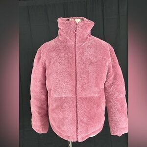 Noize pink nwot crop Sherpa